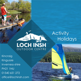 Activity Holidays