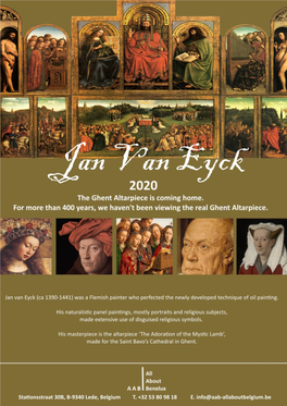 Jan Van Eyck and the Moreel Triptych by Hans Memling