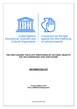 The Fight Against the Illicit Trafficking of Cultural Objects: the 1970