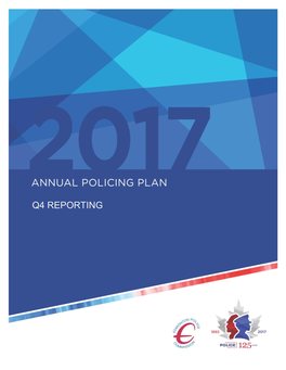 2017 EPS Annual Policing Plan Fourth Quarter Report