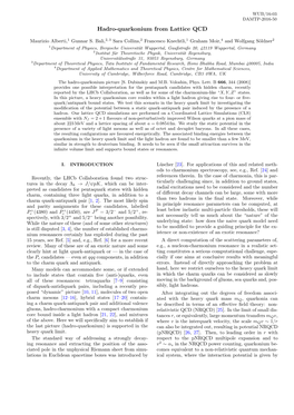 Hadro-Quarkonium from Lattice QCD