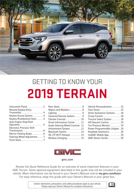 2019 Terrain