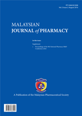 Malaysian Journal of Pharmacy (Vol 2 Issue 2)