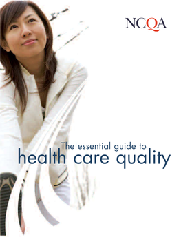 NCQA Guide to Health Care Quality