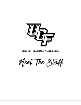 2019 Ucf Baseball Media Guide