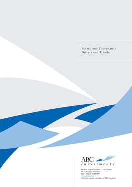 Potash and Phosphate - Drivers and Trends
