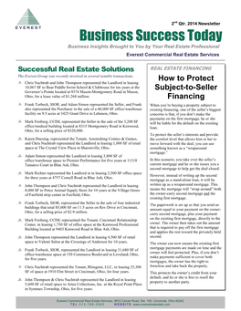 Business Success Today Business Insights Brought to You by Your Real Estate Professional Everest Commercial Real Estate Services