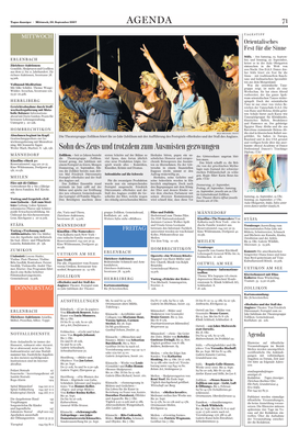 AGENDA 71 Tages-Anzeiger · Mittwoch, 26