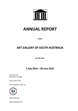 2014-15 Annual Report