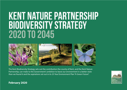 Kent Nature Partnership Biodiversity Strategy 2020 to 2045