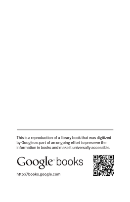 This Is a Reproduction of a Library Book That Was Digitized by Google As