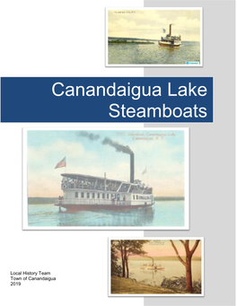 Canandaigua Lake Steamboats