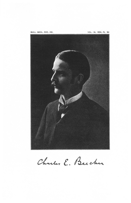Bull. Geol. Soc. Am. Vol. 16, 1904, Pl 90 Memoir of Charles Emerson Beecher 5 4 1
