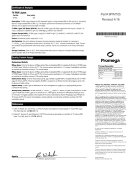 T4 RNA Ligase Protocol