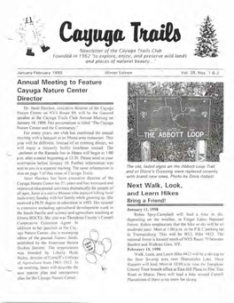 Annual Meeting to Feature Cayuga Nature Center Director Next Walk