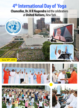 4Th International Day of Yoga Chancellor, Dr