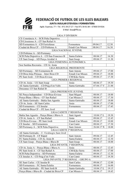 LIGA 3ª DIVISION CE Constància a – SCR Peña