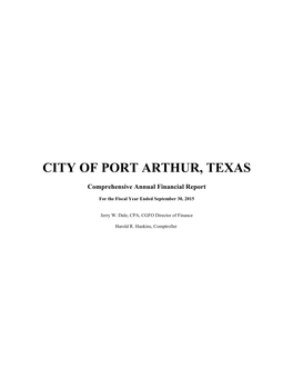 City of Port Arthur, Texas