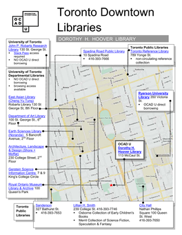 Toronto Downtown Libraries