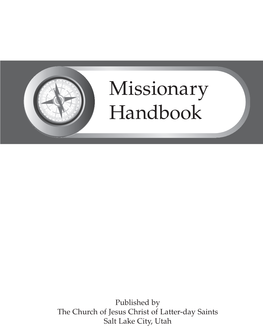 Missionary Handbookmissionary Handbook