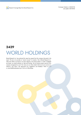 2429 World Holdings