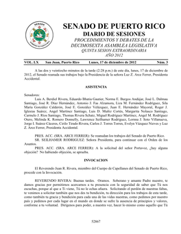 Diario De Sesiones Procedimientos Y Debates De La Decimosexta Asamblea Legislativa Quinta Sesion Extraordinaria Año 2012 Vol