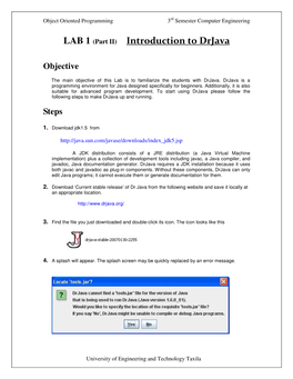 Introduction to Drjava