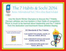 The 7 Habits & Sochi 2014