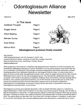 May 2014 Newsletter