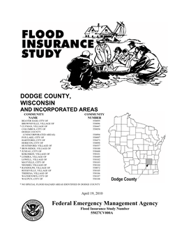 DODGE COUNTY, WISCONSIN Federal Emergency Management