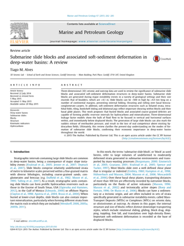 Marine and Petroleum Geology 67 (2015) 262E285