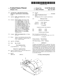 (12) United States Patent (10) Patent N0.: US 8,702,101 B2 Scheper Et A]