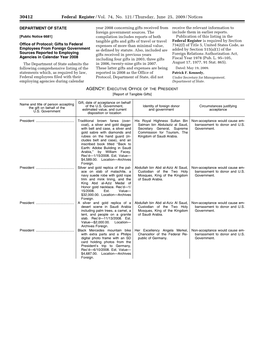 Federal Register/Vol. 74, No. 121/Thursday, June 25, 2009/Notices