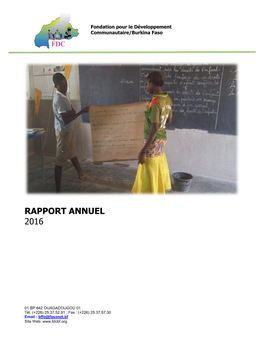 Rapport FDC 2016
