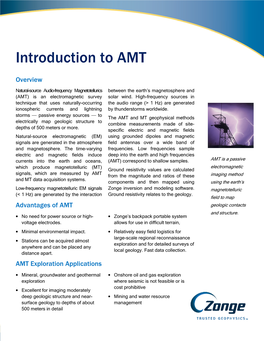 Introduction to AMT