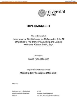 Diplomarbeit