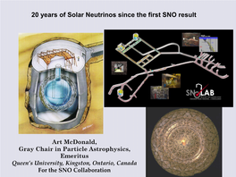 20 Years of Solar Neutrinos Since the First SNO Result