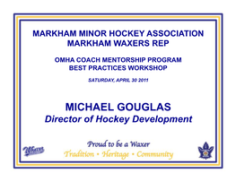 Omha Coach Mentorship Program Best Practices Workshop