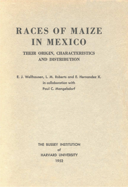Races of Maize in México