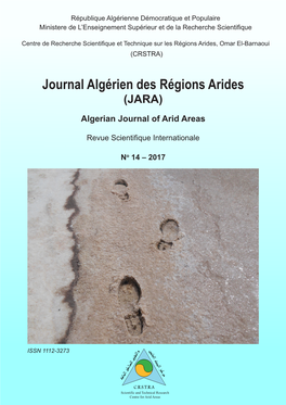 Journal Algérien Des Régions Arides (JARA)