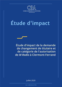 Étude D'impact De La Demande De Changement De Titulaire Et De