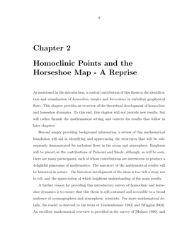 Chapter 2 Homoclinic Points and the Horseshoe