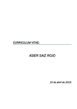 Asier Saiz Rojo