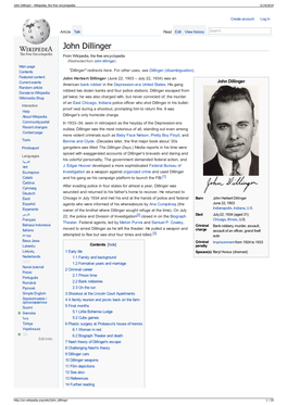 John Dillinger - Wikipedia, the Free Encyclopedia 5/14/2014