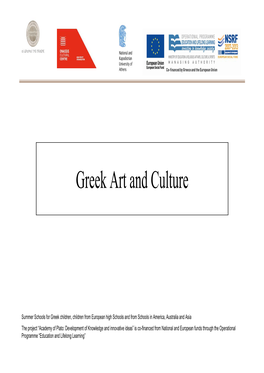 Greek Art and Culture