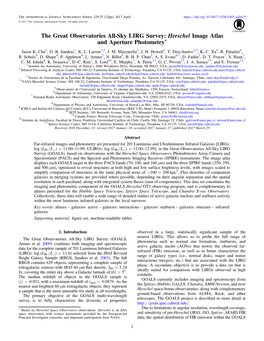 The Great Observatories All-Sky LIRG Survey: Herschel Image Atlas and Aperture Photometry*