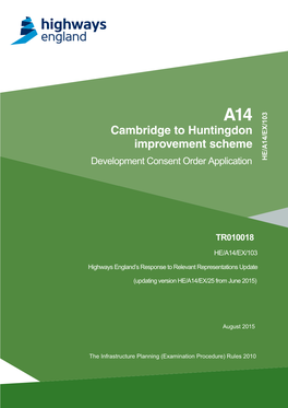 Cambridge to Huntingdon Improvement Scheme