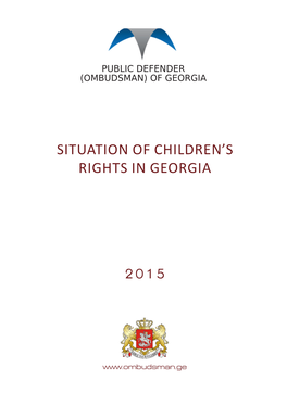 Situation of Children's Rights in Georgia