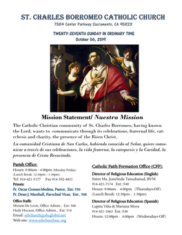 Nuestra Mission the Catholic Christian Community of St