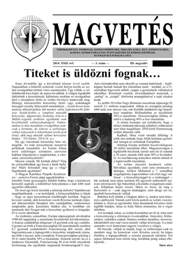 Titeket Is Üldözni Fognak… Jézus Jövendölte Így a Követőinek Kétezer Évvel Ezelőtt